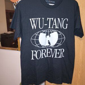 NEW WuTang Forever Method Man Globe Graphic T-Shirt Medium